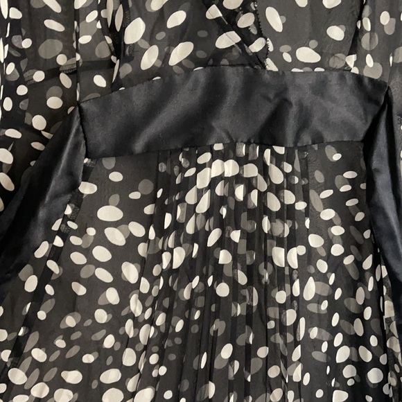Monsoon silk dot dress - Picture 5 of 10